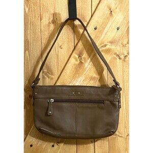 Stone Mountain Leather Shoulder Bag Purse Small Brown